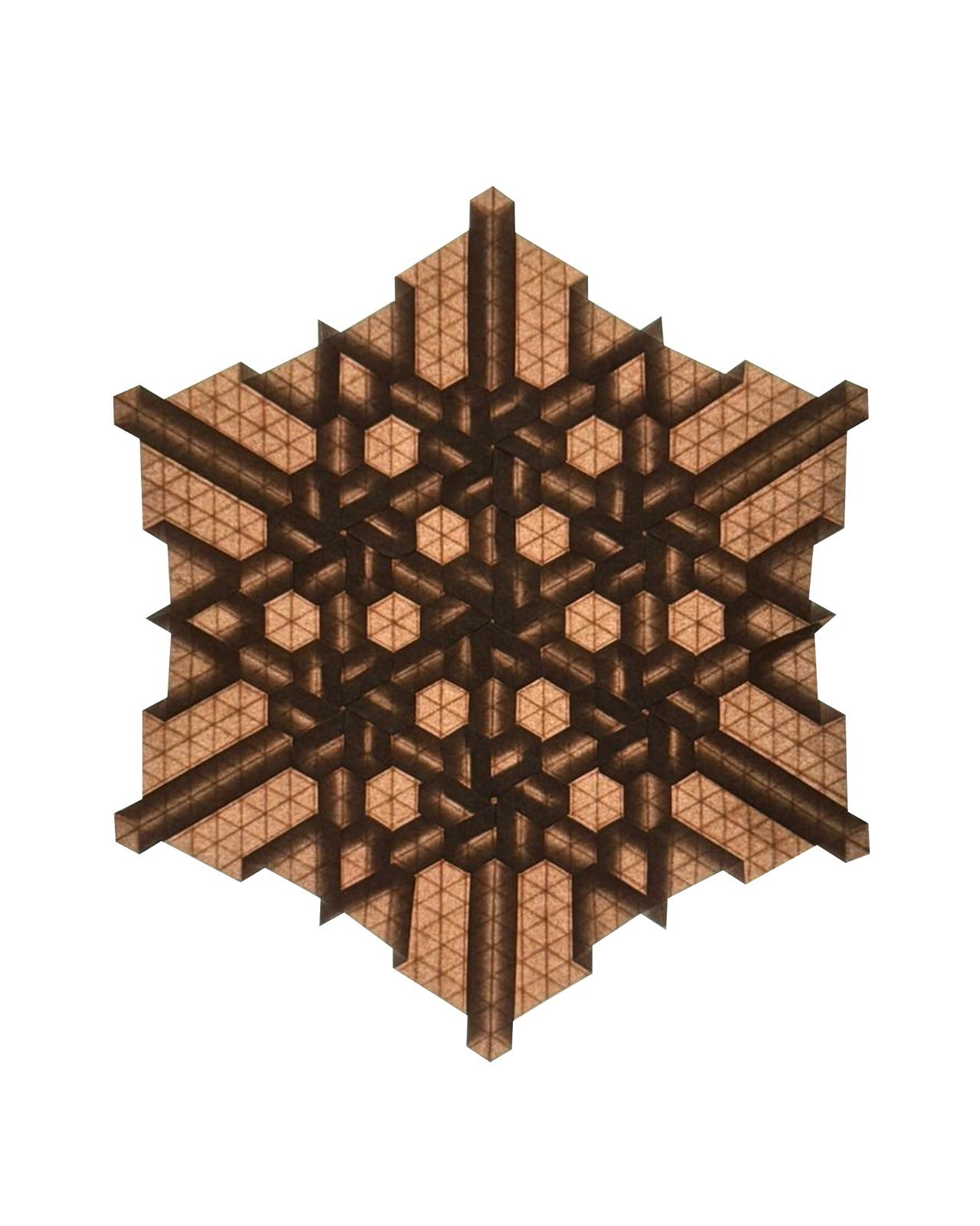 PDF Star Knot Tessellation Crease Pattern 48 Division Grid