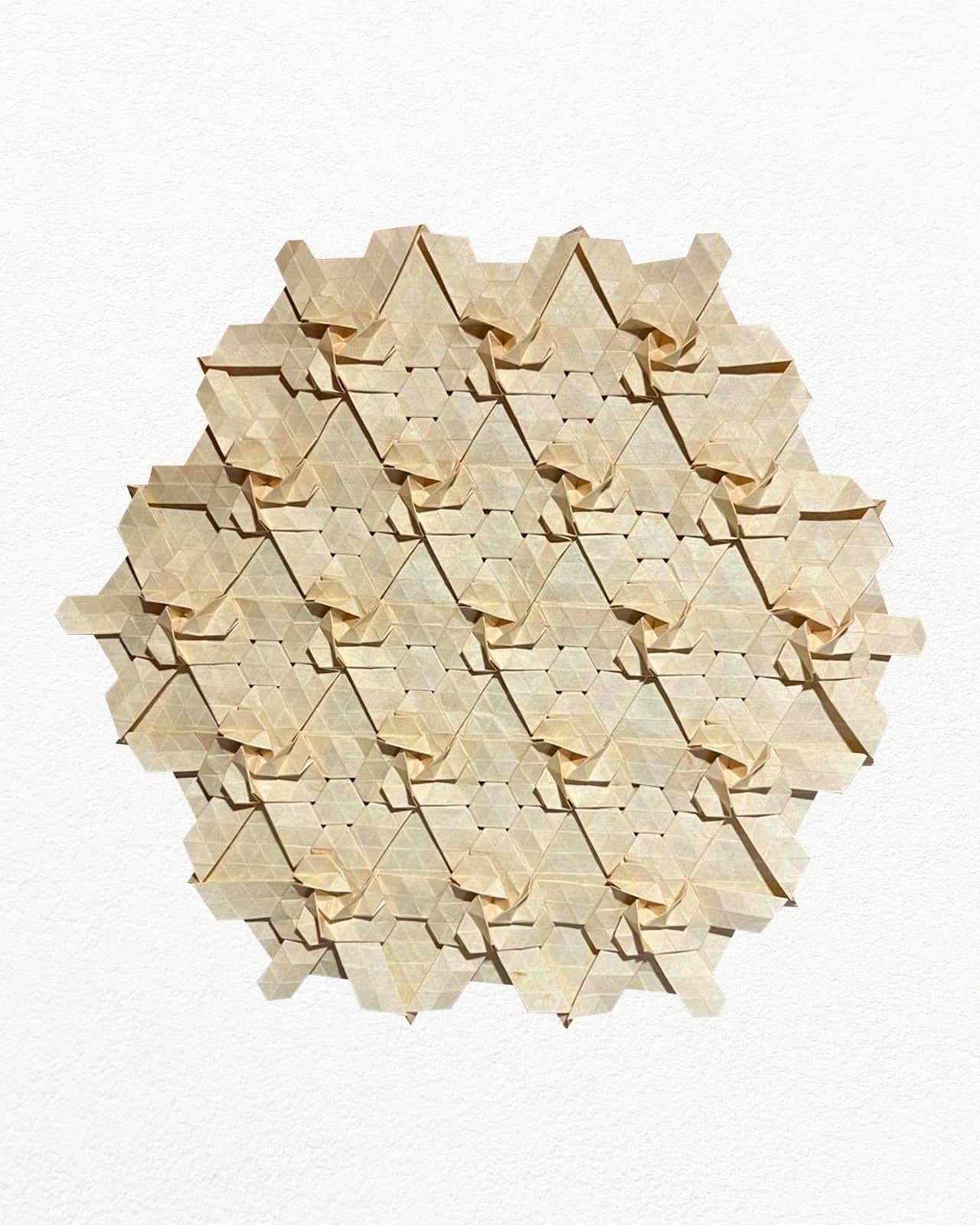 PDF Triangle Knot Tessellation Crease Pattern 64 Division Grid